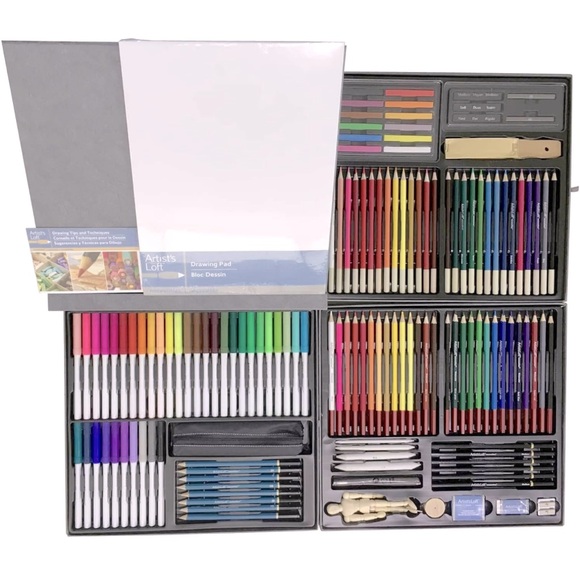 Artist Loft 140 pc. Deluxe Drawing Set - NWOT - Picture 3 of 10